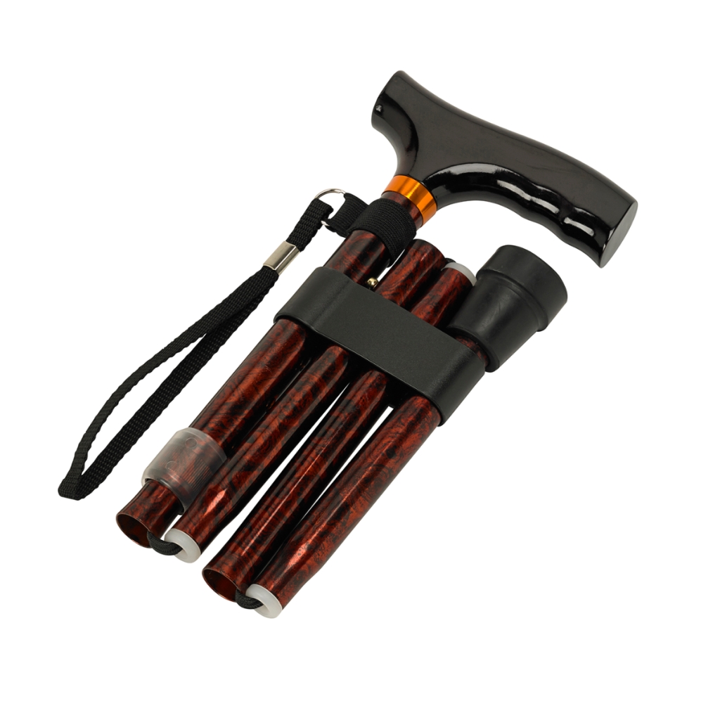 Homecraft Folding Coloured Walking Stick