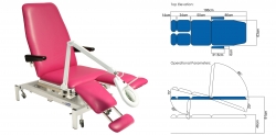 Podiatry Chair Electric Split Leg Non-Tilting